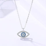 Colgante De Ojo De Plata Esterlina - Lotus Joyeria y Complementos