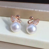 Pendientes Cisne Pearl - Lotus Joyeria y Complementos