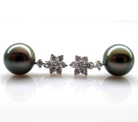 Pendientes Perlas Negras - Lotus Joyeria y Complementos