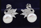 Pendientes Cisne Pearl - Lotus Joyeria y Complementos